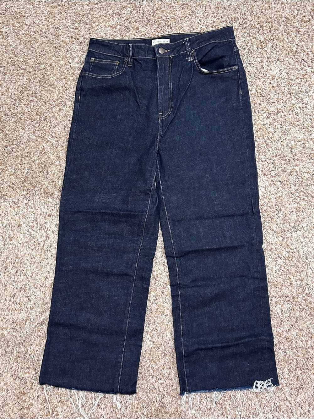 Oliver Logan Aberdeen Wide Leg Crop Jeans